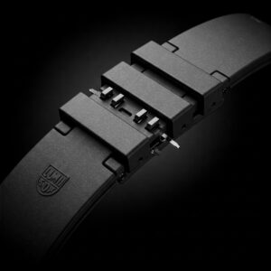 "Luminox watch band with convenient quick-release pins for effortless luminox watch bands changes."