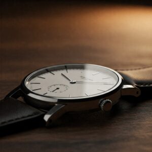 Minimalist dial of a plain jane watch, highlighting its understated elegance.