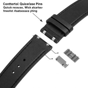 "18mm Watch Band: Convenient strap with quick-release pins for easy changes."