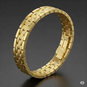 "20mm watch bracelet luxury gold link bracelet for a sophisticated look."