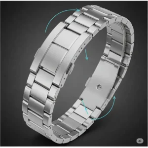 "20mm watch bracelet convenient quick-release band for easy strap changes."