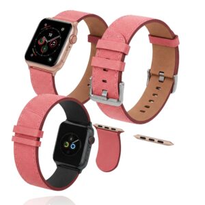 "Strawberry avocado watch band shown on various popular smartwatch models, highlighting compatibility."