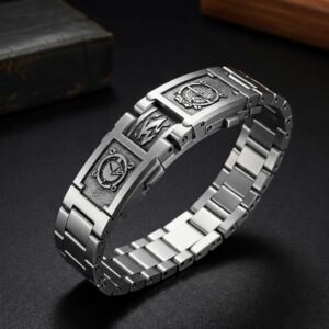 Durable stainless steel machete watch bands offering strength and a modern aesthetic.