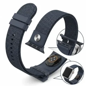 Comfortable and adjustable apple watch band for all-day wear.