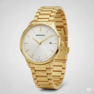 Another style of classic mens 14k gold watch, featuring a timeless design suitable for various occasions.
