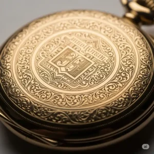 A vintage gold watch presented elegantly in an open gift box, suggesting a perfect luxury present or heirloom.