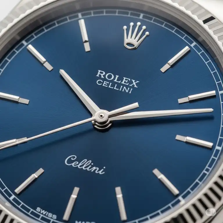 A close-up of a stunning cellini rolex watches face, showcasing its classic and elegant design, perfect for formal occasions.