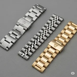 Various styles of genuine rolex watch band replacement