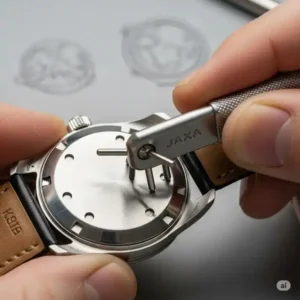 An image of the specific tool used to open a watch case for a watch battery replacement sr920sw.