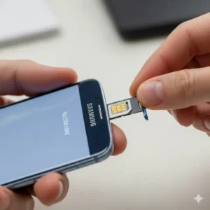 A clear graphic of a 4G LTE signal indicator, representing the high-speed data connectivity of the Samsung Galaxy S6 and its compatibility with various network bands.