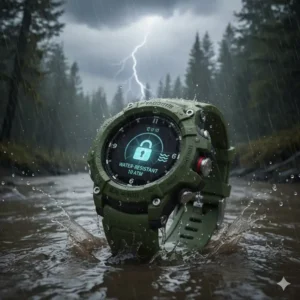 Rugged, water-resistant best GPS watch for hunting designed for extreme weather conditions.