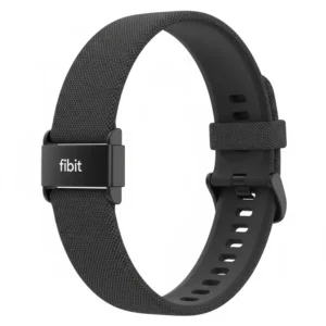 Close-up of the comfortable and secure band on the best fitbit for swimmers. 