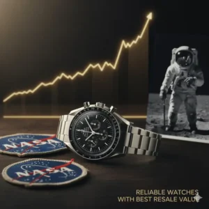 The Omega Speedmaster Professional (Moonwatch), a historically important timepiece and one of the watches with best resale value 2025.