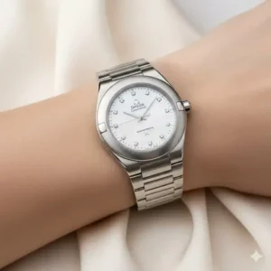 A luxury ladies' watch with a small case diameter and elegant details, included in a list of the best women’s watches for small wrists.