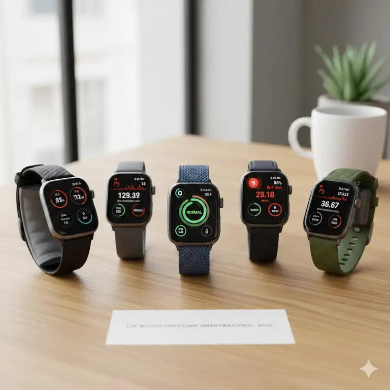 A premium lineup of the best smartwatch for blood pressure monitoring options available in 2026.