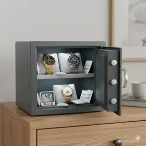 Storing watches in a climate-controlled safe for how to store watches when not in use long term.