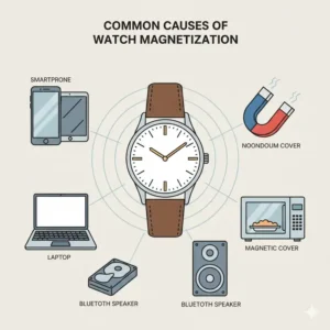 Accurate timekeeping results on a timegrapher after following steps on how to demagnetize a mechanical watch.