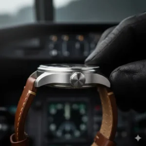 Technical diagram of anti-magnetic shielding used in the best watches for pilots.