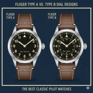 Precision chronograph stopwatch functionality integrated into the best watches for pilots.