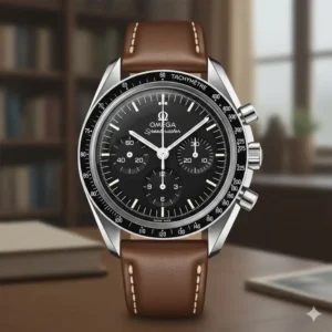 The Ed White straight lug model demonstrating the heritage-driven omega speedmaster investment potential.