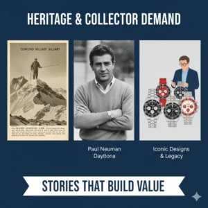 Famous historical figures and heritage stories that explain why rolex watches hold their value for collectors.