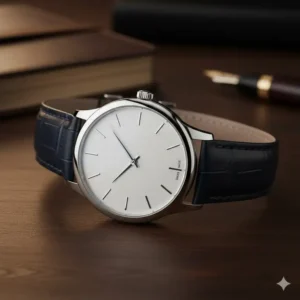 Premium Swiss made luxury version of the best watches for minimalists featuring an automatic movement.