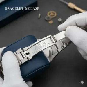 6: Examining the secure locking mechanism and clasp codes when you need to know how to authenticate a rolex watch.