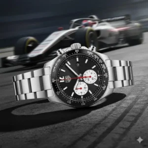 The sporty TAG Heuer Formula 1 chronograph is a popular choice among the best entry-level luxury watches.