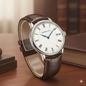 8: A sophisticated Raymond Weil Maestro dress watch, a classic selection from the most underrated swiss watch brands.
