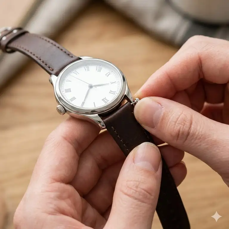 A comprehensive guide on how to change watch strap without tools using simple hand techniques.