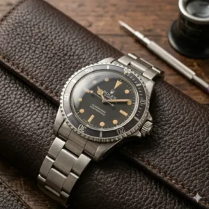 Vintage Rolex Submariner Ref 5513, one of the top vintage watch models to collect for investors.
