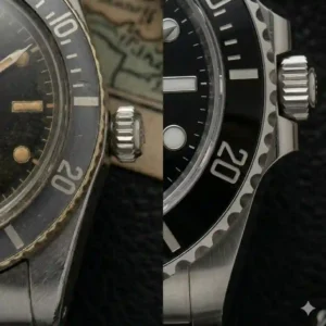 Exploring the transition from aluminum to ceramic bezels within the history of rolex submariner design.