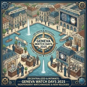 Independent watchmakers presenting new luxury watch releases during Geneva Watch Days, part of the top watch trade shows and events 2025.