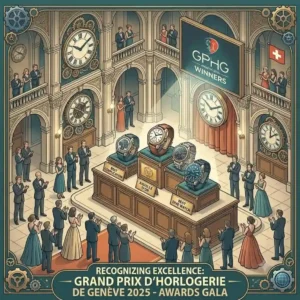 Award-winning luxury watches spotlighted on stage at the Grand Prix d'Horlogerie de Geneve gala, a highlight of top watch trade shows and events 2025.